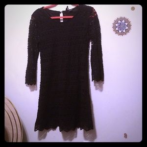 Lace black dress